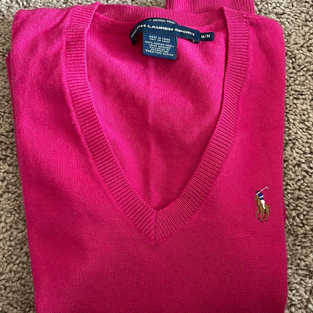 Ralph Lauren Sport Women’s Merino wool Sweater Sz M